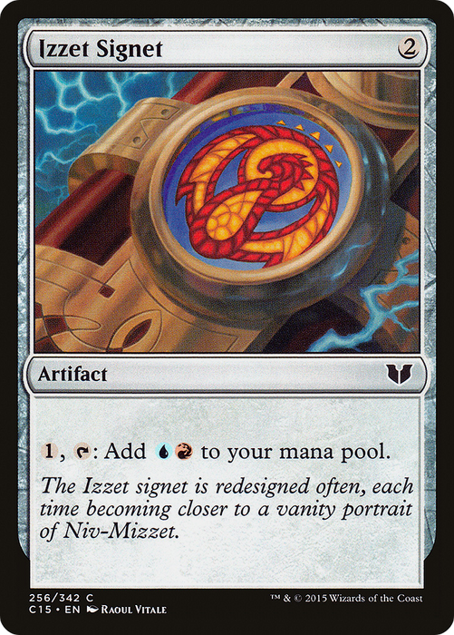 Izzet Signet (C15-256) - common
