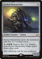 Etched Monstrosity (MM2-210) - rare - Foil