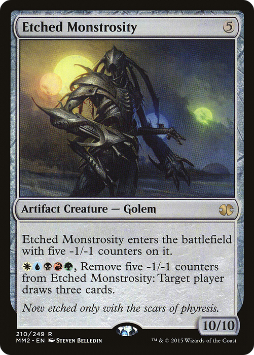 Etched Monstrosity (MM2-210) - rare - Foil