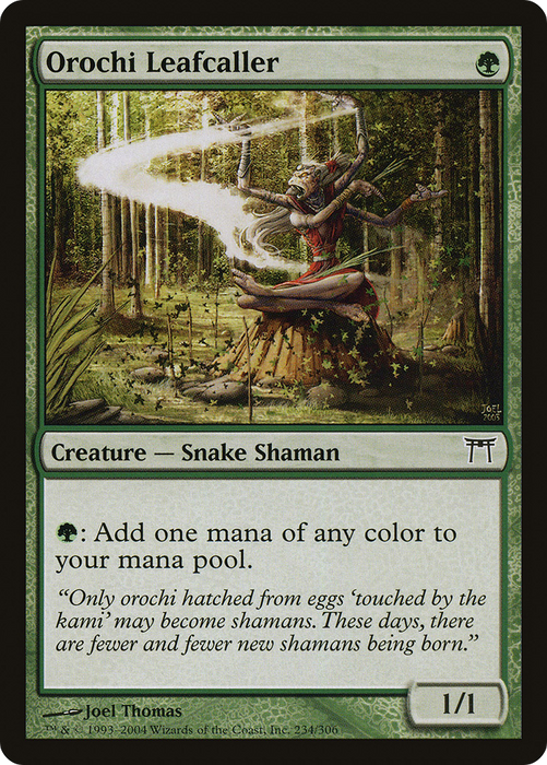 Orochi Leafcaller (CHK-234) - common - Foil