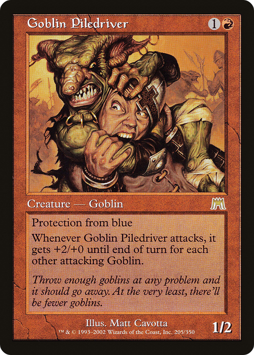 Goblin Piledriver (ONS-205) - rare - Foil