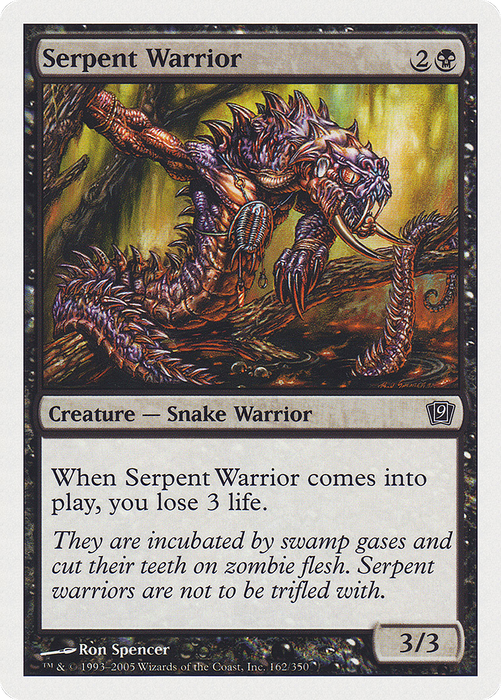 Serpent Warrior (9ED-162) - common