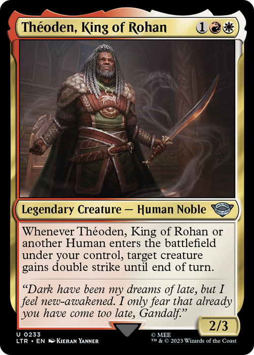 Théoden, King of Rohan (LTR-233) - uncommon - Foil