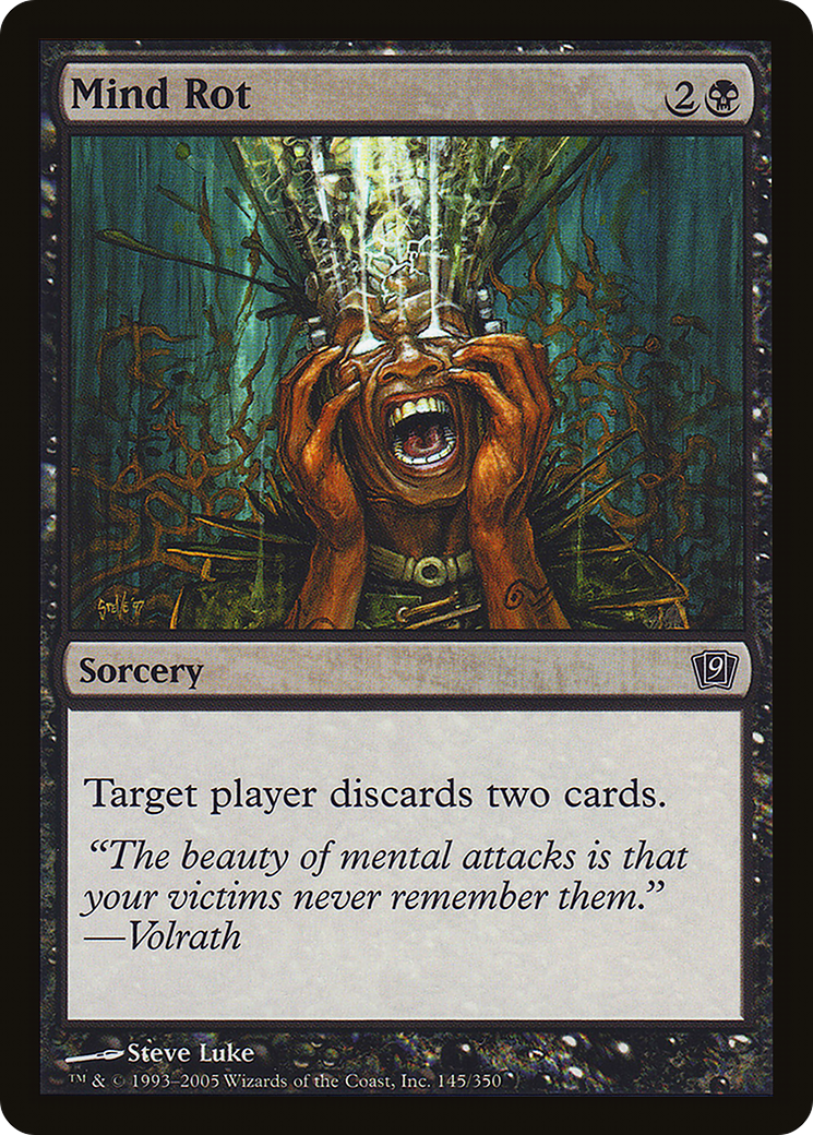 Mind Rot (9ED-145★) - common - Foil