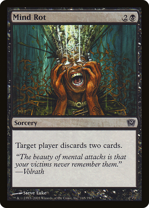 Mind Rot (9ED-145★) - common - Foil