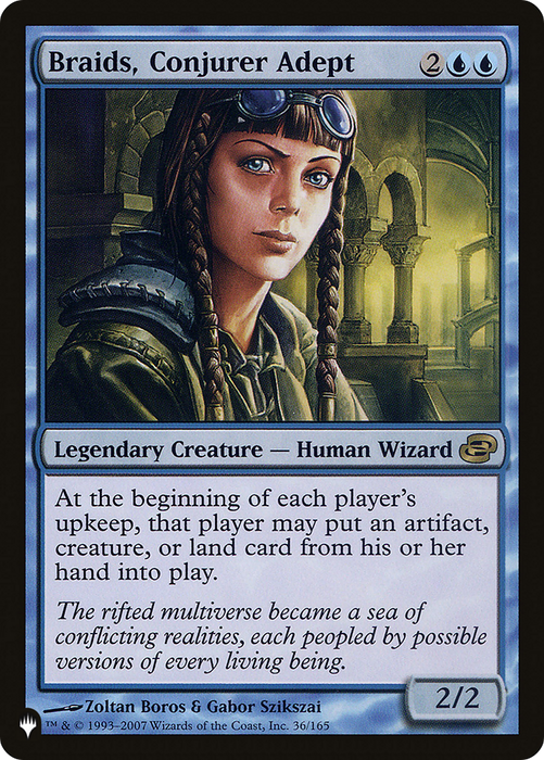 Braids, Conjurer Adept (LIST-PLC-36) - rare