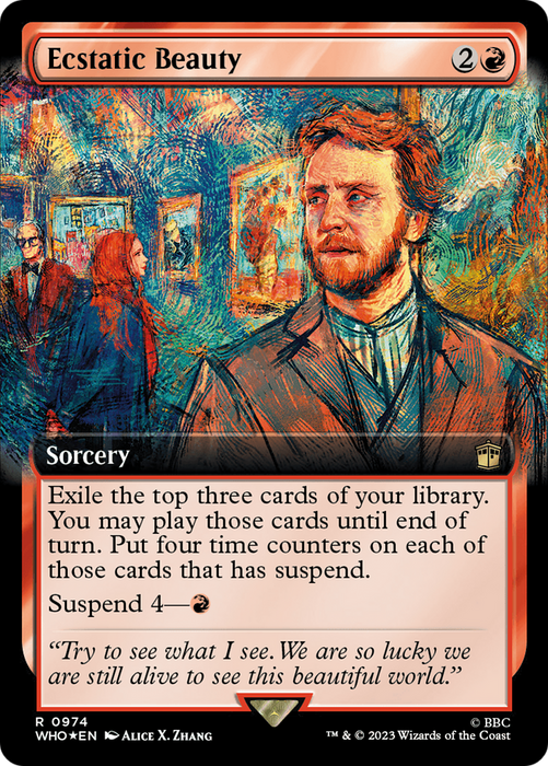 Ecstatic Beauty (WHO-974) - rare: (Extended Art) - Foil