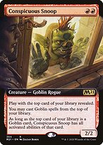 Conspicuous Snoop (M21-364) - rare: (Extended Art) - Foil