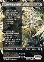Summon: Primal Garuda (Borderless) (FIN-360) - uncommon - Foil