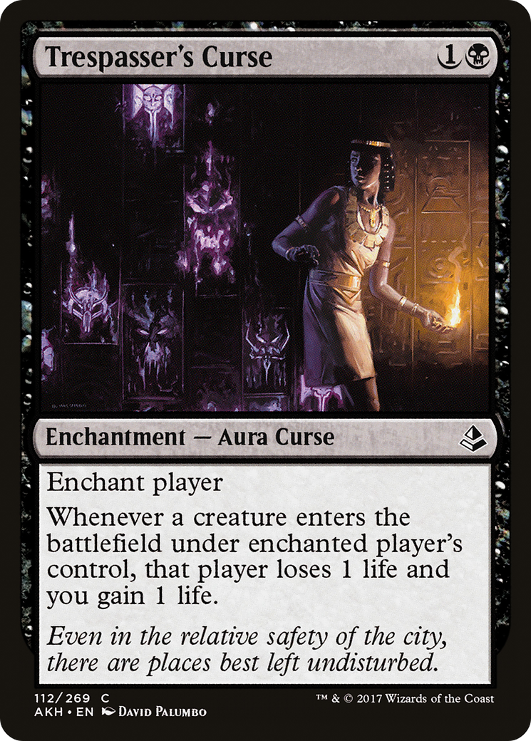 Trespasser's Curse (AKH-112) - common - Foil