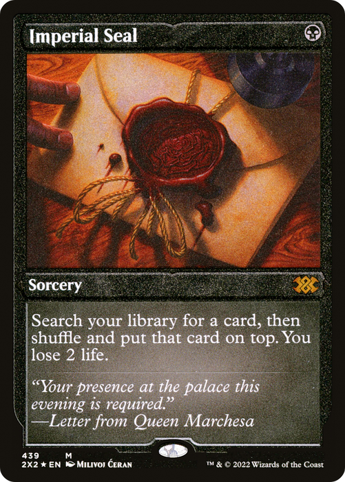 Imperial Seal (2X2-439) - mythic - Etched Foil