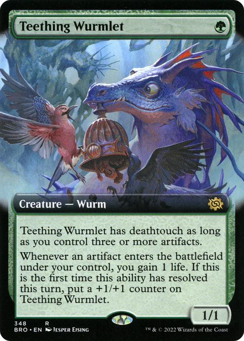 Teething Wurmlet (BRO-348) - rare: (Extended Art)