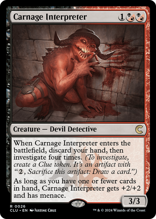Carnage Interpreter (CLU-026) - rare