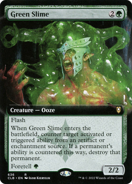 Green Slime (CLB-636) - rare: (Extended Art)