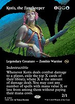 Kotis, the Fangkeeper (TDM-362) - rare: (Showcase) (Borderless)