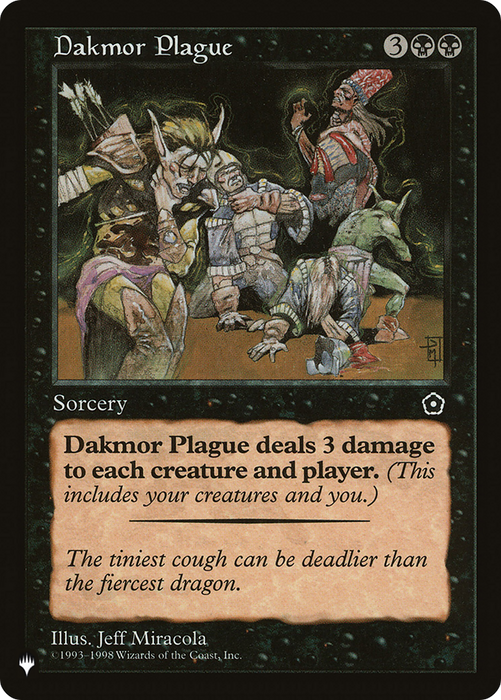 Dakmor Plague (LIST-P02-69) - uncommon