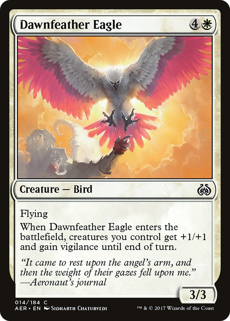 Dawnfeather Eagle (AER-014) - common - Foil