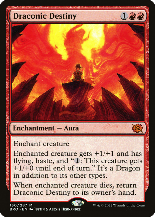 Draconic Destiny (BRO-130) - mythic - Foil