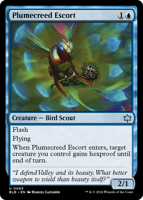 Plumecreed Escort (BLB-065) - uncommon - Foil