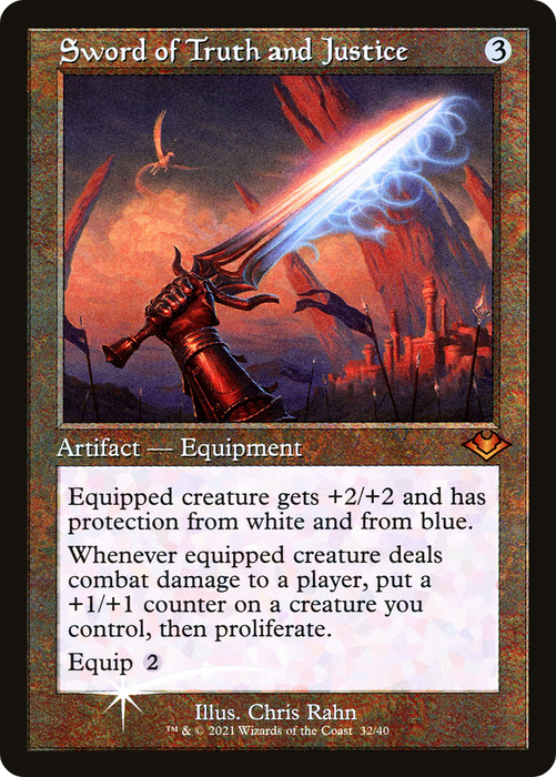Sword of Truth and Justice (MH1-032) - mythic - Foil