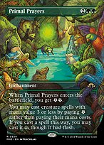 Primal Prayers (MH3-339) - rare (Borderless)