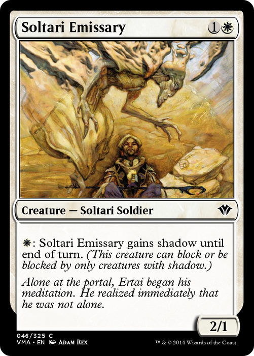 Soltari Emissary (VMA-046) - common - Foil