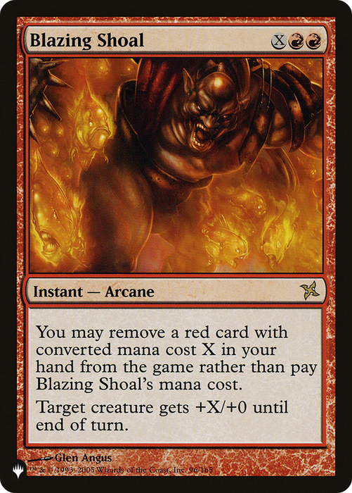 Blazing Shoal (LIST-BOK-96) - rare