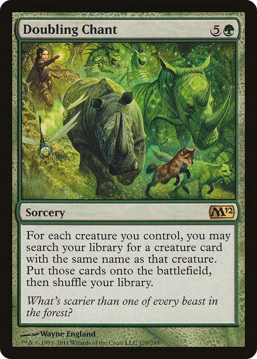 Doubling Chant (M12-170) - rare - Foil