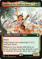 Gallia of the Endless Dance (THB-338) - rare: (Extended Art) - Foil