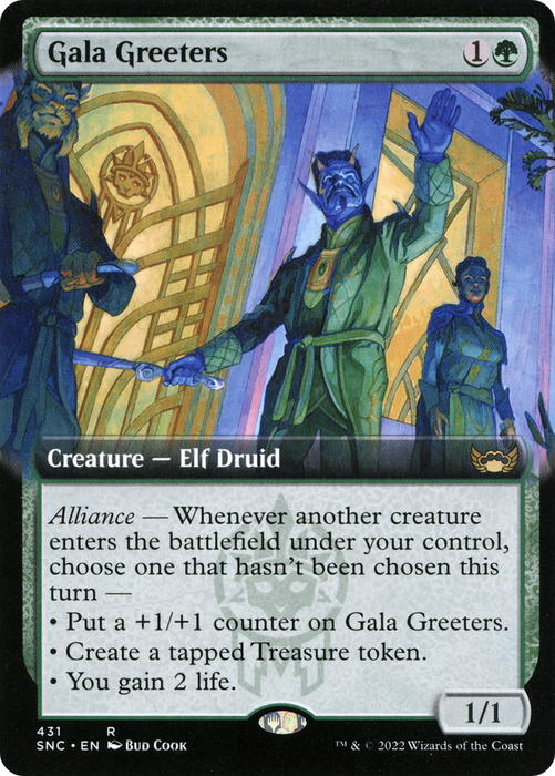 Gala Greeters (SNC-431) - rare: (Extended Art) - Foil