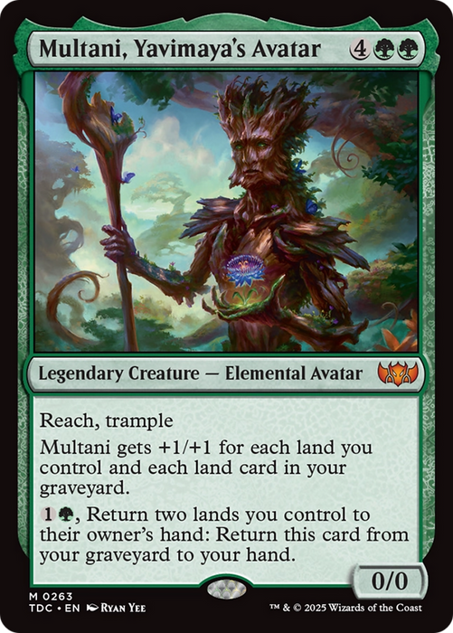Multani, Yavimaya's Avatar (TDC-263) - mythic