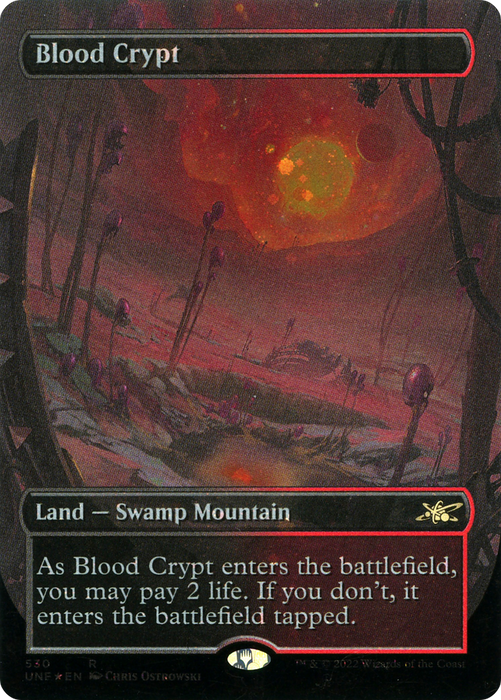 Blood Crypt (UNF-530) - rare (Borderless) - Foil