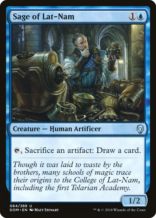 Sage of Lat-Nam (DOM-064) - uncommon - Foil