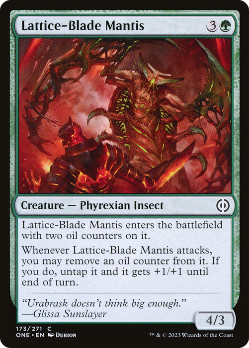 Lattice-Blade Mantis (ONE-173) - common - Foil