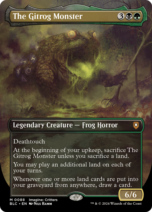 The Gitrog Monster (BLC-088) - mythic (Borderless) - Foil