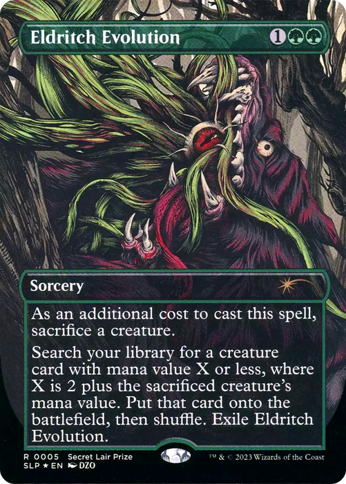 Eldritch Evolution (SLP-005) - rare (Borderless) - Foil