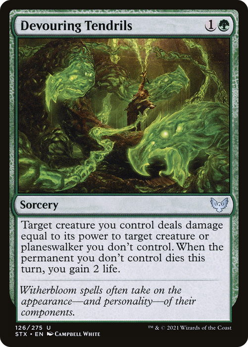 Devouring Tendrils (STX-126) - uncommon - Foil
