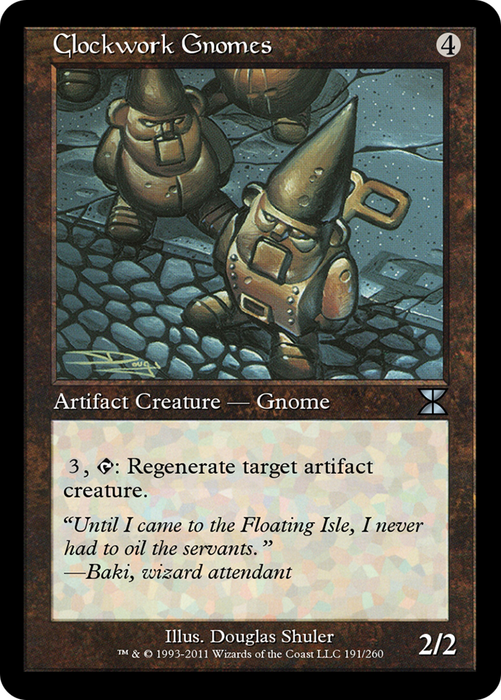 Clockwork Gnomes (ME4-191) - uncommon - Foil