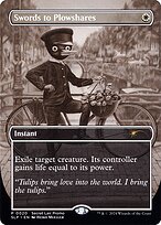 Swords to Plowshares (SLP-020) - rare (Borderless) - Foil