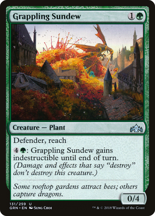 Grappling Sundew (GRN-131) - uncommon - Foil