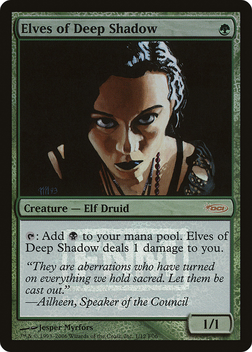 Elves of Deep Shadow (FNM-001) - rare - Foil