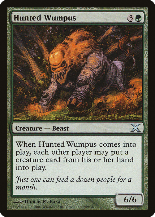 Hunted Wumpus (10E-269) - uncommon - Foil
