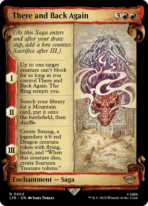 There and Back Again (LTR-602) - rare: (Showcase) - Foil