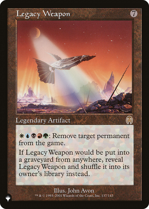 Legacy Weapon (LIST-APC-137) - rare