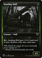 Snarling Wolf (DBL-486) - common - Foil