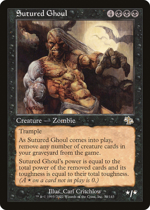 Sutured Ghoul (JUD-073) - rare - Foil