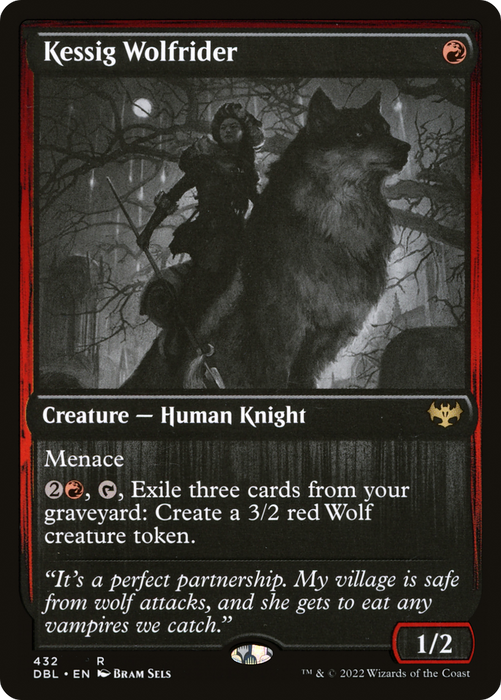 Kessig Wolfrider (DBL-432) - rare - Foil