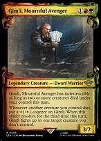 Gimli, Mournful Avenger (LTR-660) - rare: (Showcase)