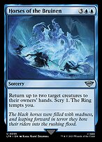 Horses of the Bruinen (LTR-055) - uncommon - Foil