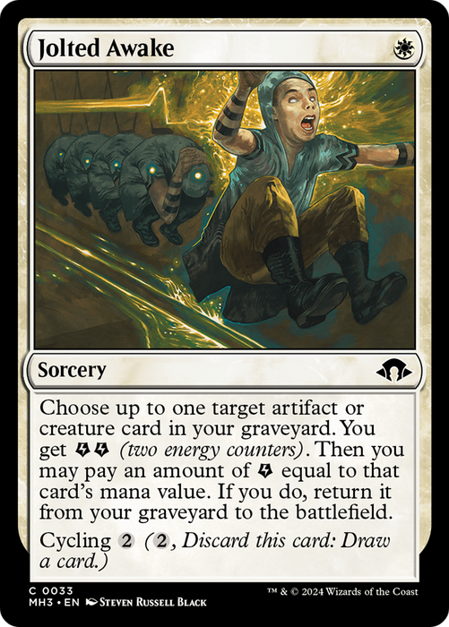 Jolted Awake (MH3-033) - common - Foil